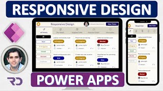 How to build Responsive Power Apps  Responsive Layouts Tabs Galleries amp Forms [upl. by Langley449]