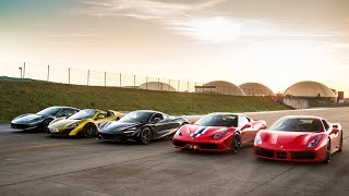 THE ULTIMATE SUPERCAR DRAG RACE  PART I [upl. by Elvin]