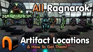 ARK  ALL RAGNAROK ARTIFACT LOCATIONS amp How To Get Them [upl. by Smada]