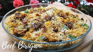 Beef Biriyani Recipe  Easy Biriyani Recipe for beginners  Beef Biriyani Kerala Style [upl. by Fiester]