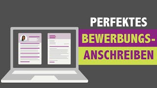 Das perfekte Anschreiben für Deine Bewerbung in nur 3 Schritten [upl. by Nortad379]