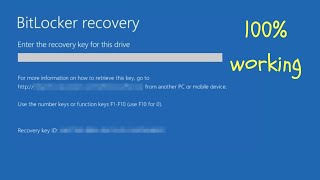 How To Find BitLocker recovery key  Windows 10 Recovery Key [upl. by Yelsnya]