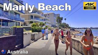 Manly Beach Sydney  4K Walking Tour  Australia 🇦🇺 December 2024  4K HDR [upl. by Millford641]