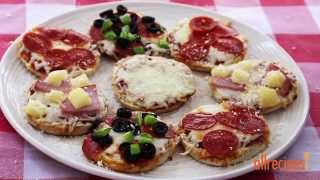 How to Make English Muffin Pizzas  KidFriendly Recipes  Allrecipescom [upl. by Obel288]