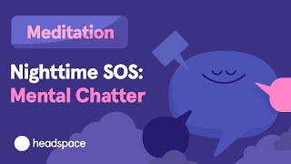 Sleep Meditation  Nighttime SOS Mental Chatter [upl. by Gwenora]