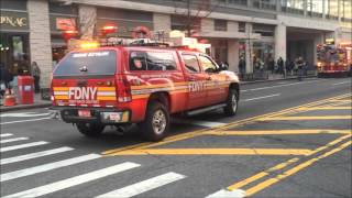 FDNY RESPONDING TO amp WORKING A 1077 HIGH RISE FIRE ON 42ND ST IN HELLS KITCHEN MANHATTAN NYC [upl. by Lopes]