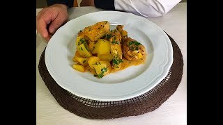 Pollo in umido con Patate  IN PADELLA [upl. by Reese]