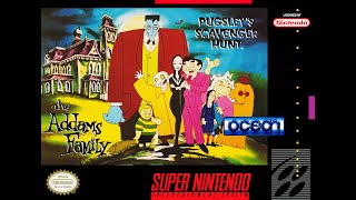 The Addams Family Pugsleys Scavenger Hunt Longplay Full Game SNES With Cheats [upl. by Acirt]