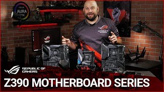 ASUS ROG Z390 Motherboard Series Overview [upl. by Bernadene]