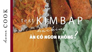 Home Cooking Idea  🥢 easy KIMBAP Folding is delicious Thử làm kimbap gập [upl. by Yenffad704]