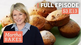 Martha Stewarts 5 Breakfast Muffin Recipes  Martha Bakes S3E13 quotMuffinsquot [upl. by Ahseit422]