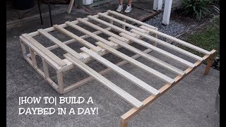 HOW TO BUILD A DAYBED IN A DAY [upl. by Nodyl]