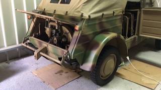 First start after 8 years “VW Kübelwagen Typ 82quot 1943 part 2 [upl. by Garcia]