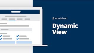 Smartsheet Dynamic View Demo [upl. by Halyhs]