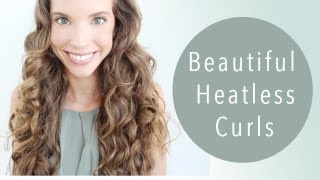 HOW TO HEATLESS CURLS With flexi rods [upl. by Dace202]