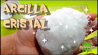 COMO HACER ARCILLA DE CRISTAL PASTA MOLDEABLE QUE BRILLA [upl. by Tidwell295]