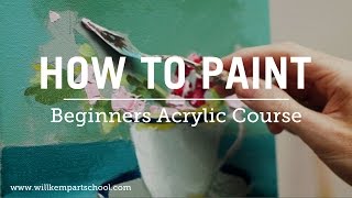 Beginners Acrylic Painting Course [upl. by Lenard]