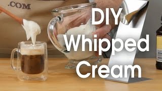 DIY whipped cream in 60 seconds [upl. by Spence]