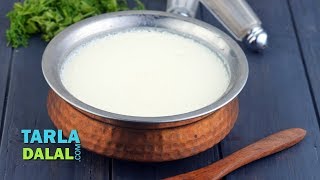 Curds How to make curds dahi yogurt at home by Tarla Dalal [upl. by Abbe]