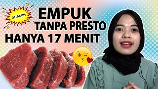 Cara Merebus Daging Sapi Agar Menjadi Empuk Tanpa Presto hanya 17 Menit [upl. by D'Arcy716]