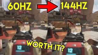 60hz vs 144hz  The TRUTH About High Refresh Monitors Are They Worth It [upl. by Ennair640]