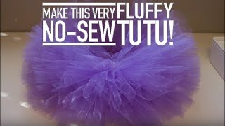 TUTORIAL DIY No Sew Fluffy Tutu [upl. by Orual262]