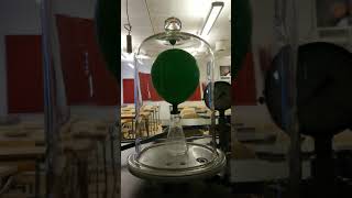 A piece of physics Needle and balloon in vacuum chamber experiment [upl. by Yllim795]