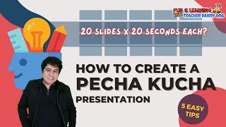 HOW TO CREATE A PECHA KUCHA PRESENTATION  WITH SAMPLE [upl. by Medlin276]