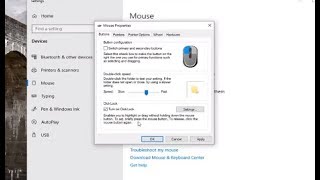 Turn OnOff Mouse Click Lock in Windows 1087 Tutorial [upl. by Anastos52]