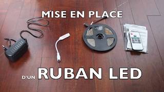 💡 COMMENT INSTALLER UN RUBAN LED [upl. by Sheehan]