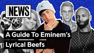 A Timeline Of Eminem’s Lyrical Beefs  Genius News [upl. by Joung]