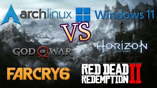 Gaming on Linux vs Windows  Comparison [upl. by Ariahs]