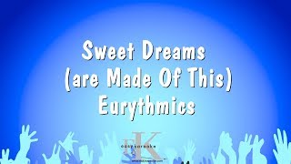 Sweet Dreams  Eurythmics Karaoke Version [upl. by Flori]