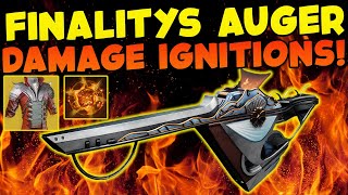 Ignition Turret Finalitys Auger Sanguine Alchemy COMBUSTION  Destiny 2 Heresy TFS [upl. by Aicitel]