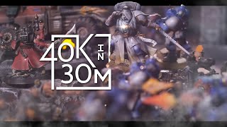 Warhammer 40k Battle Report Shadowspear Ultramarines versus Genestealer Cult 1000pts [upl. by Adora802]