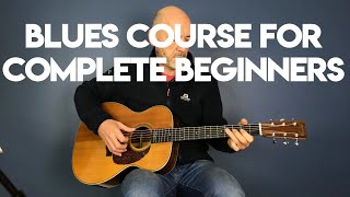 How to play Acoustic Blues Guitar  Beginners Lesson Part 1 [upl. by Harty]