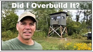 Elevated Deer Hunting Blind 6x8  Full Tour [upl. by Notgnimer136]