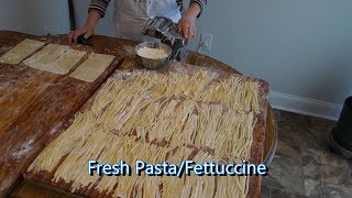 Italian Grandma Makes Fresh PastaFettuccine [upl. by Enelrad389]