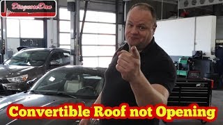 Convertible roof not opening [upl. by Leamhsi137]