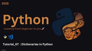 🚀 Python Dictionaries Explained in 10 Minutes  Beginner to Pro 🐍 [upl. by Ayor587]