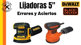 Lijadoras Dewalt  DCW210 y Black and Decker BDER0100 [upl. by Phaedra]