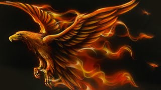 Airbrushing a Fiery Eagle [upl. by Ellehcam]