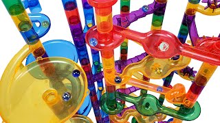 Marble Run Race Marble Genius 3 in 1 Tower Marble Run [upl. by Anialeh281]