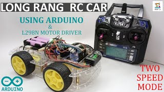 How To Make Arduino Long Range RC Car Sinhala Using L298N Motor Driver  Long Range RC Car RC Car [upl. by Henriette]