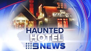 CCTV proof ghosts exist  Nine News Australia [upl. by Airyk]