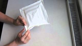 Origami Hyperbolic Parabola Instructions [upl. by Heda844]