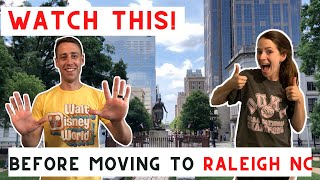 Moving to Raleigh North Carolina These are the top 10 things you NEED to know BEFORE you move [upl. by Ilenna]