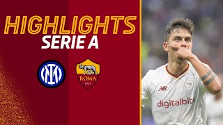 Inter 12 Roma  Serie A Highlights 202223 [upl. by Nosyla]