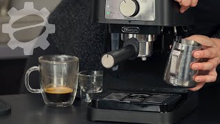 DeLonghi Stilosa EC260 Espresso Machine  Crew Review [upl. by Kempe458]