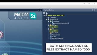 How to Download Data Models  Connect and Extract Settings PSL from MiCOM Relays P141 S1 Agile [upl. by Beaulieu]